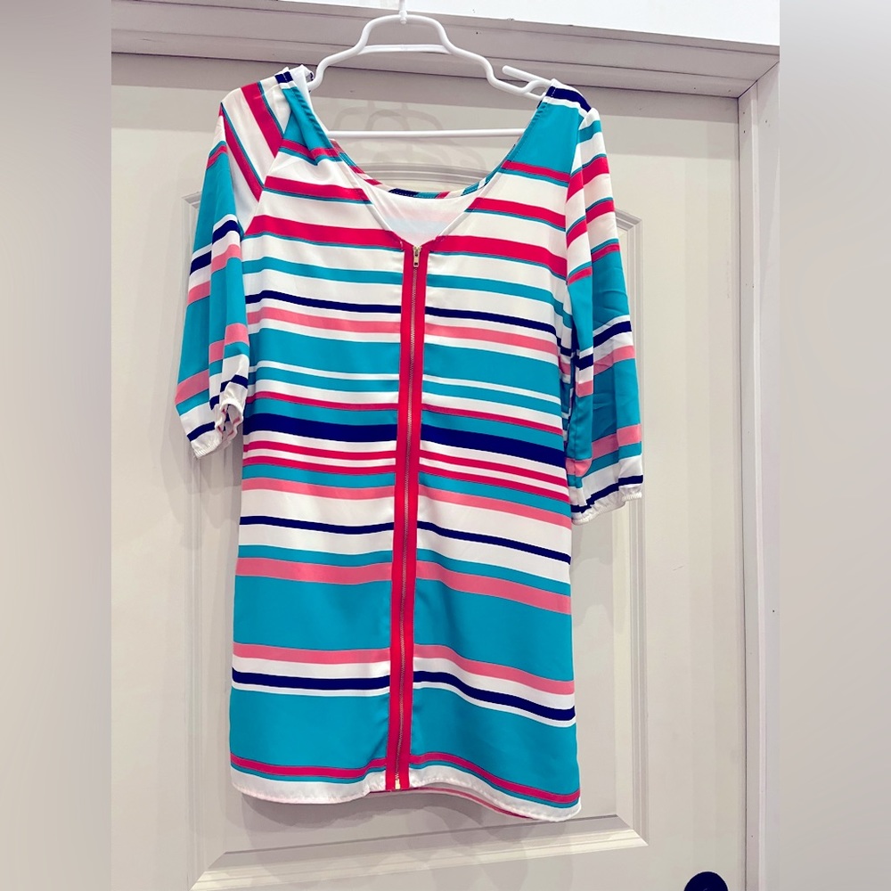 Pink Lily Boutique striped mini dress